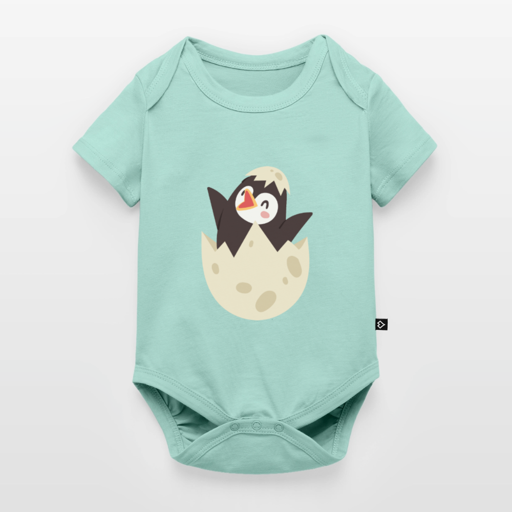 Baby Bio-Kurzarm-Body - Mint 