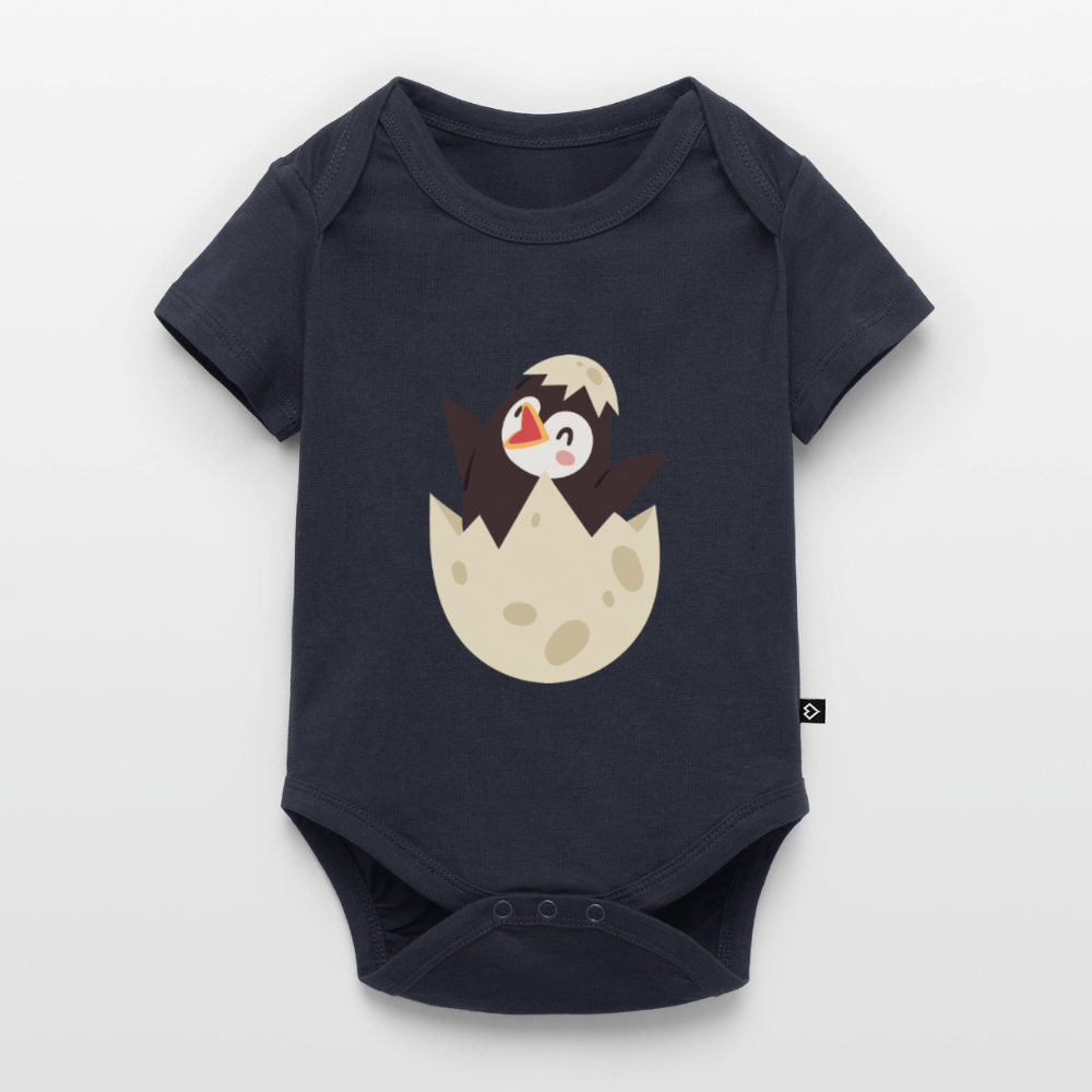 Baby Bio-Kurzarm-Body - Navy