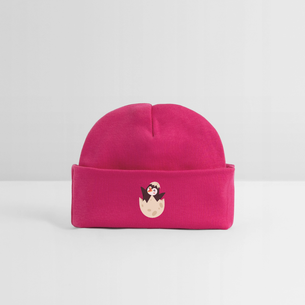 Baby Organic Mütze - hot Pink