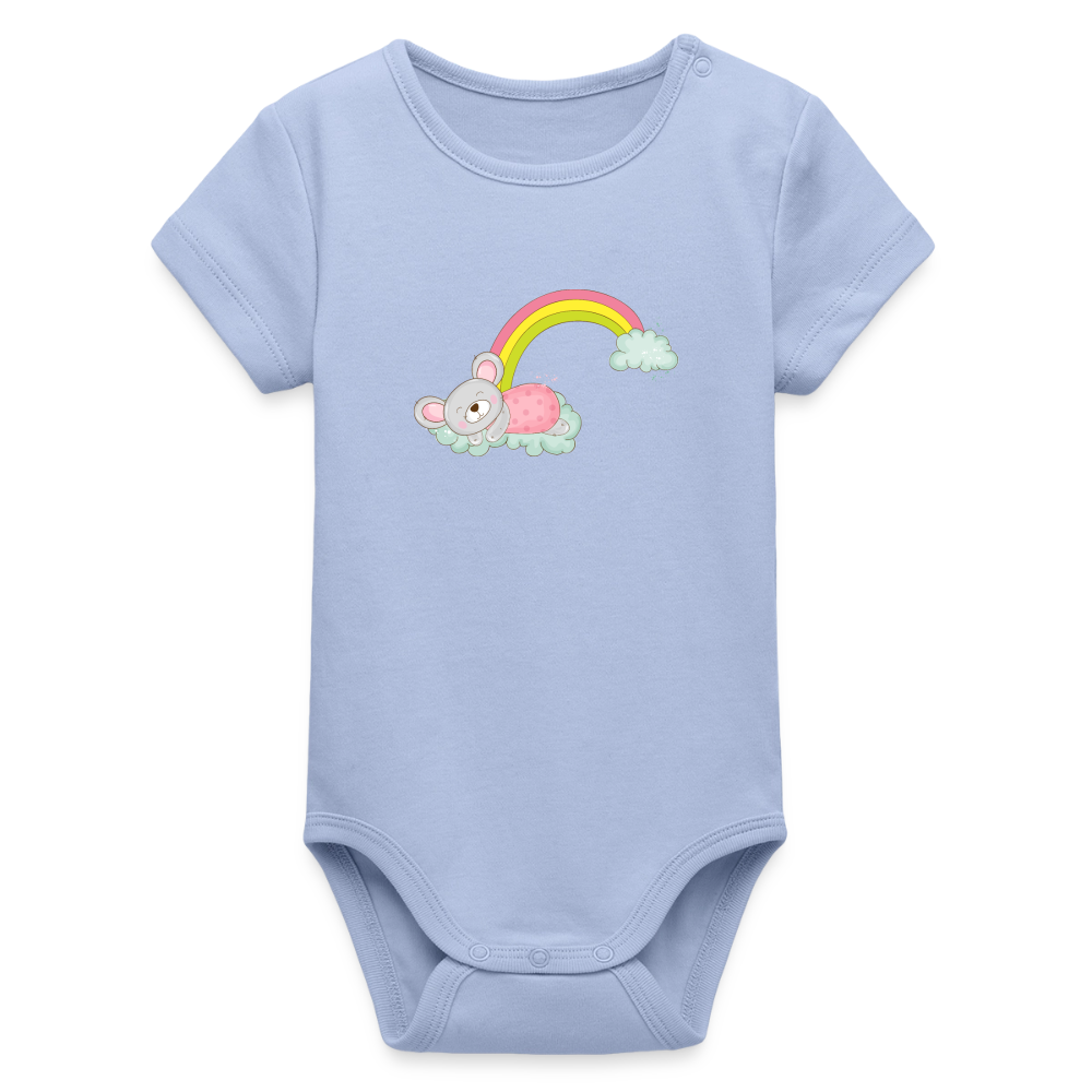 Organic Kurzarm-Babybody von Stanley/Stella - Sky