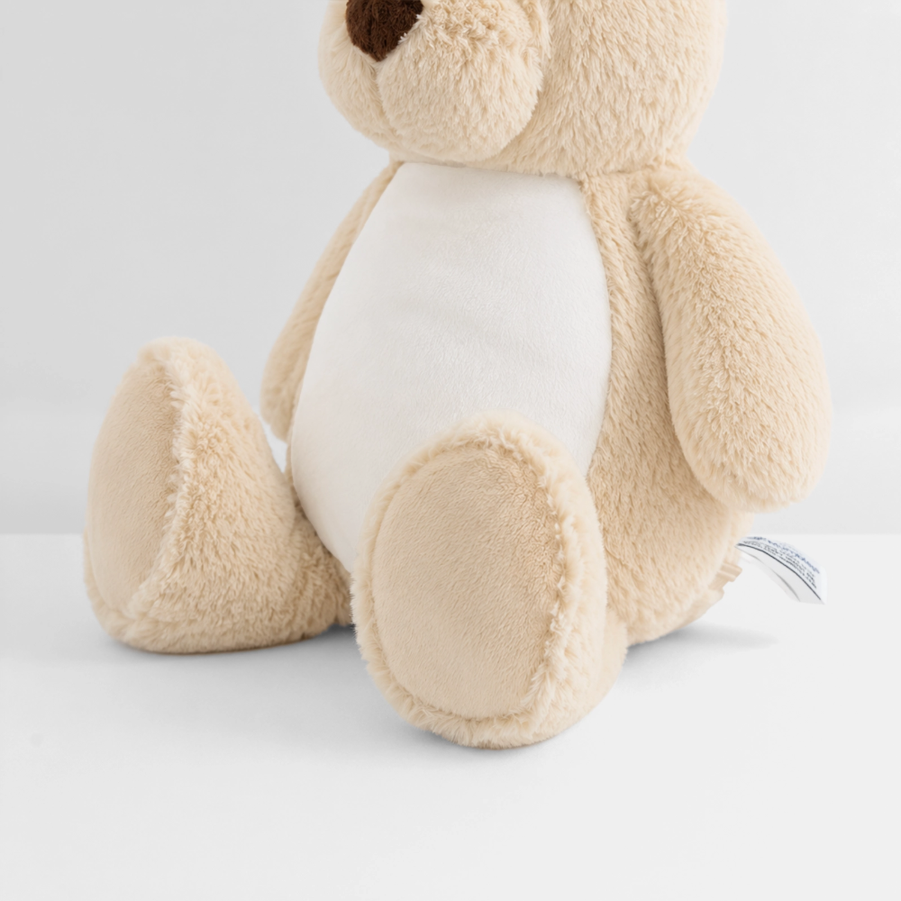 Plüschtier Teddy 32 cm - Weiß/Mittelbraun
