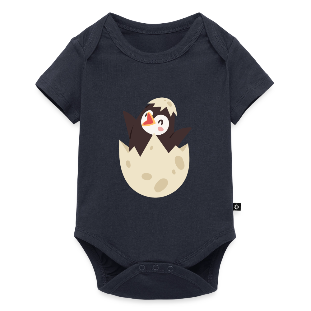 Baby Bio-Kurzarm-Body - Navy