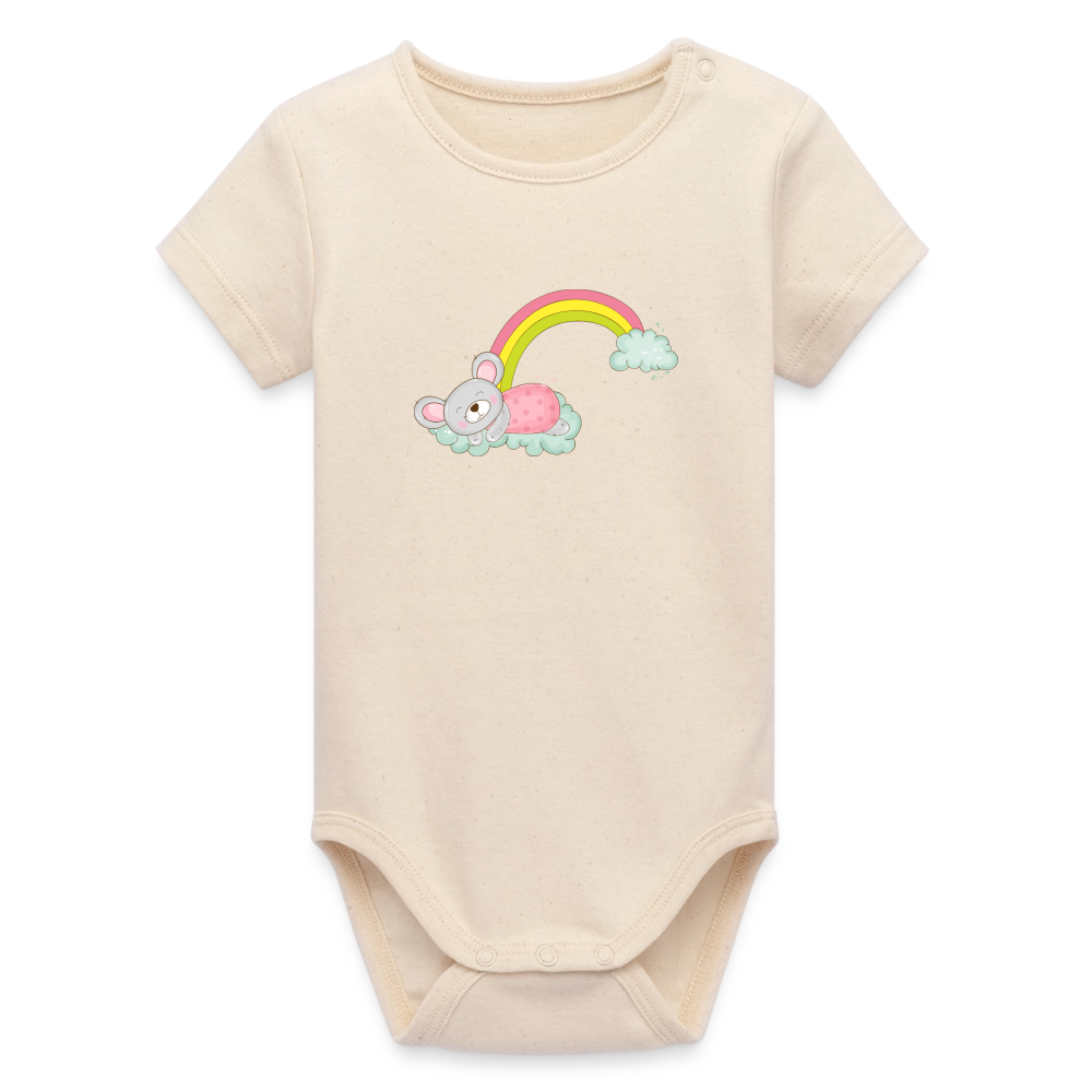 Organic Kurzarm-Babybody von Stanley/Stella - Natur