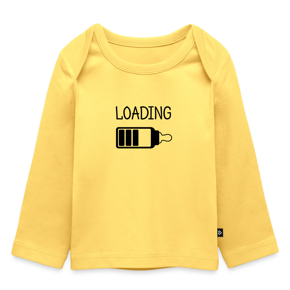 Baby Premium Organic Langarmshirt - Pastellgelb
