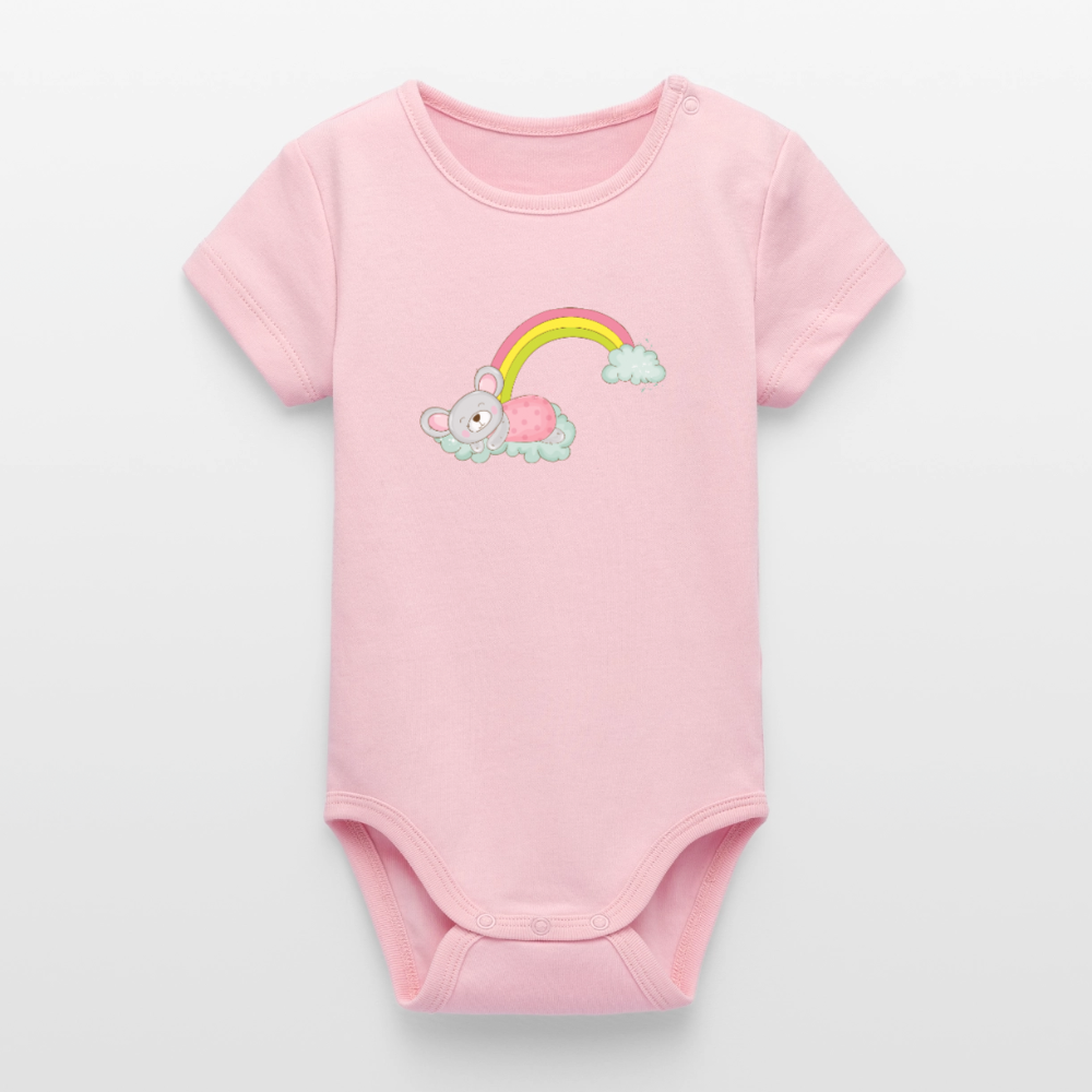 Organic Kurzarm-Babybody von Stanley/Stella - Hellrosa