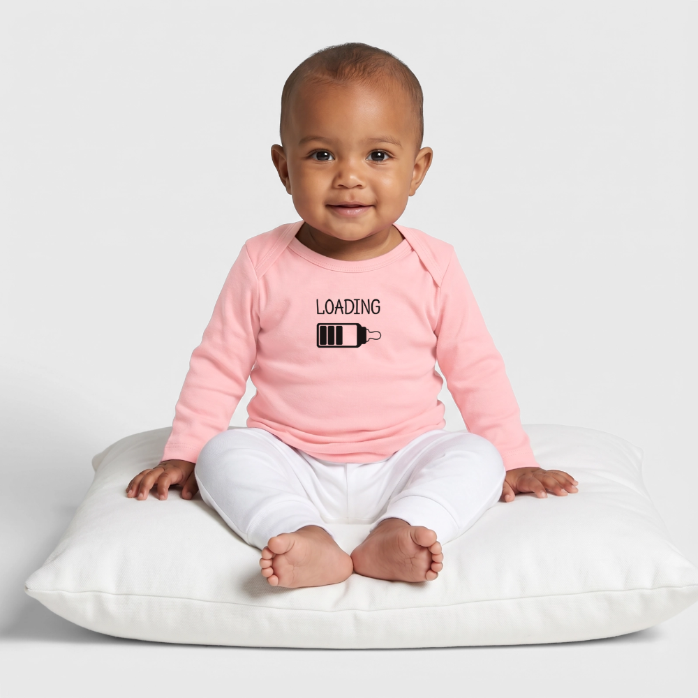 Baby Premium Organic Langarmshirt - Rosa