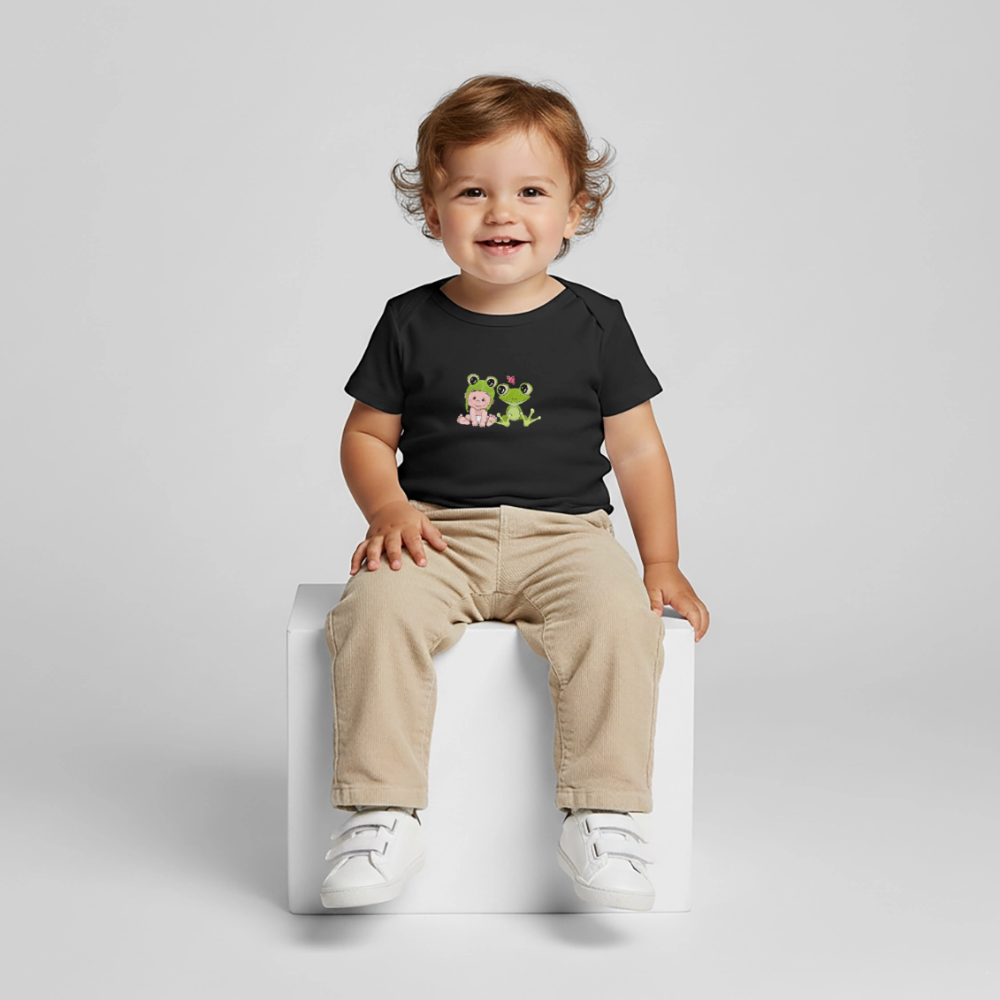 Baby Bio-T-Shirt - Schwarz