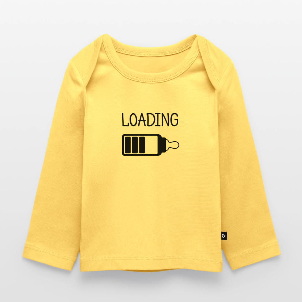 Baby Premium Organic Langarmshirt - Pastellgelb