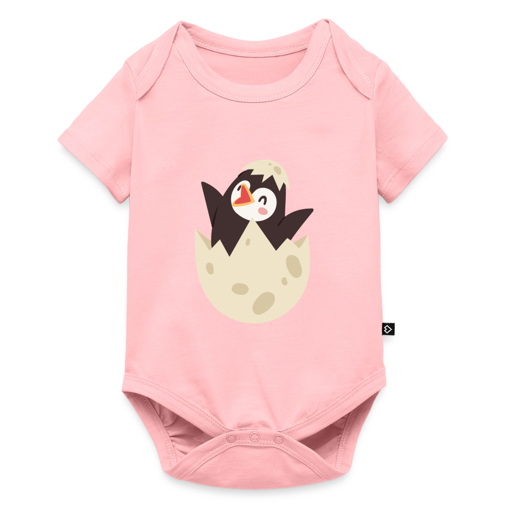 Baby Bio-Kurzarm-Body - Rosa