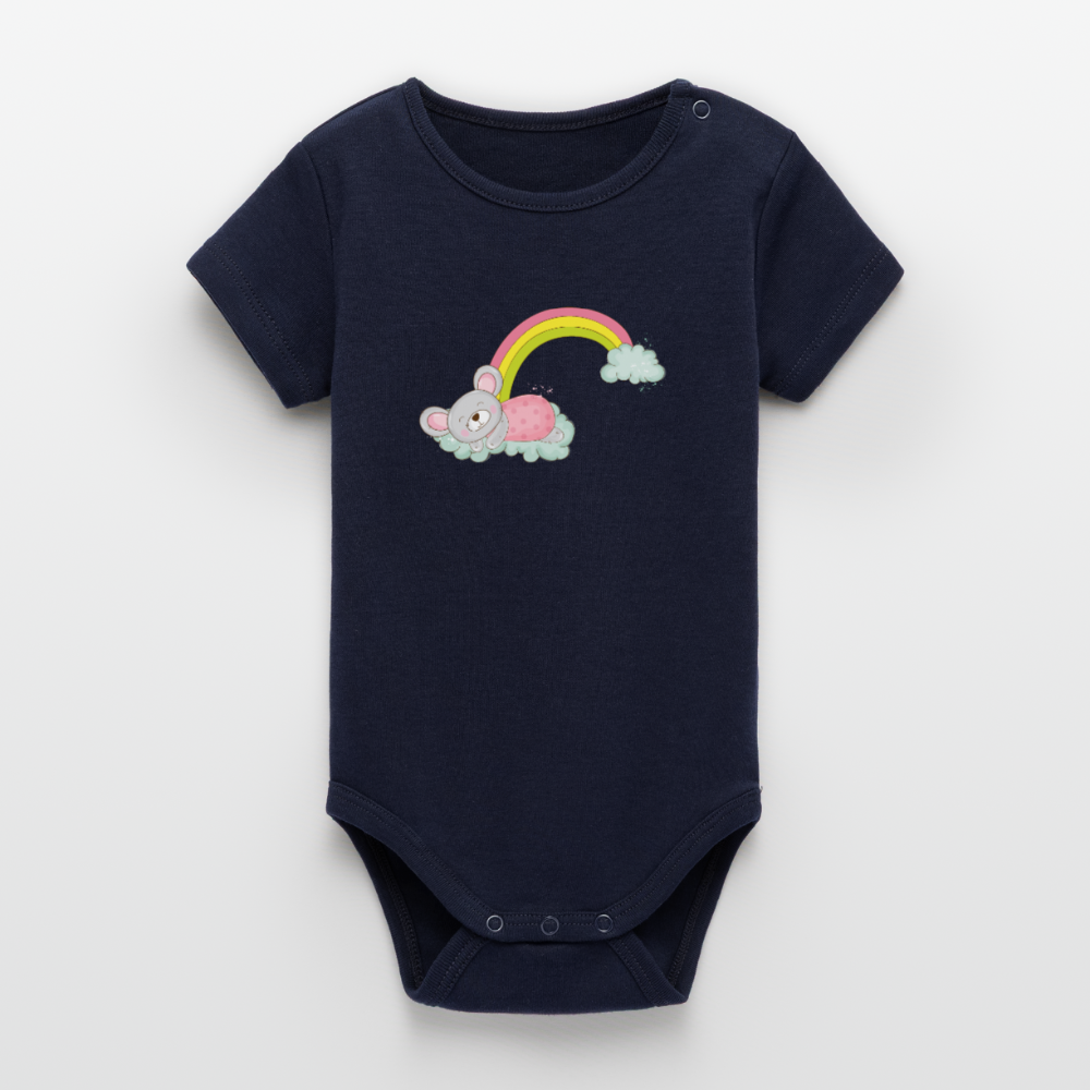 Organic Kurzarm-Babybody von Stanley/Stella - Navy