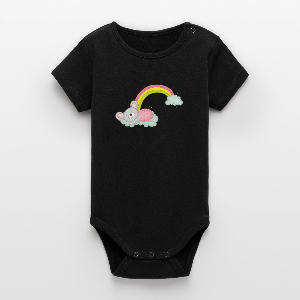 Organic Kurzarm-Babybody von Stanley/Stella - Schwarz