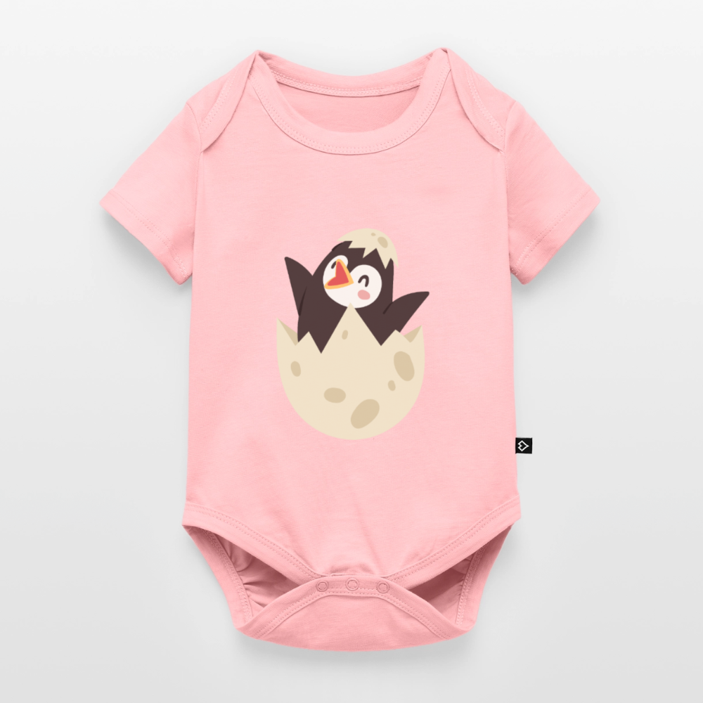Baby Bio-Kurzarm-Body - Rosa