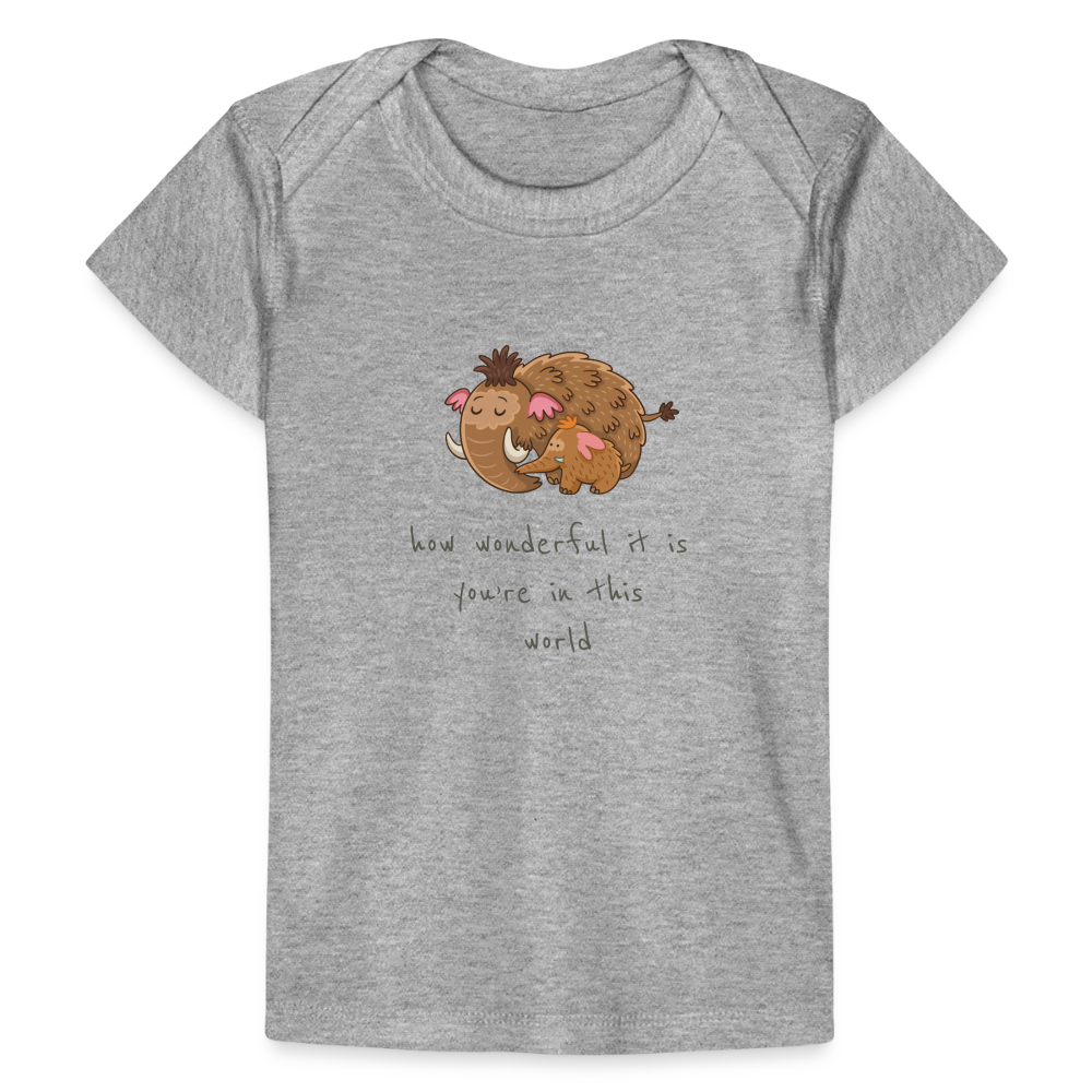 Baby Bio-T-Shirt - Grau meliert