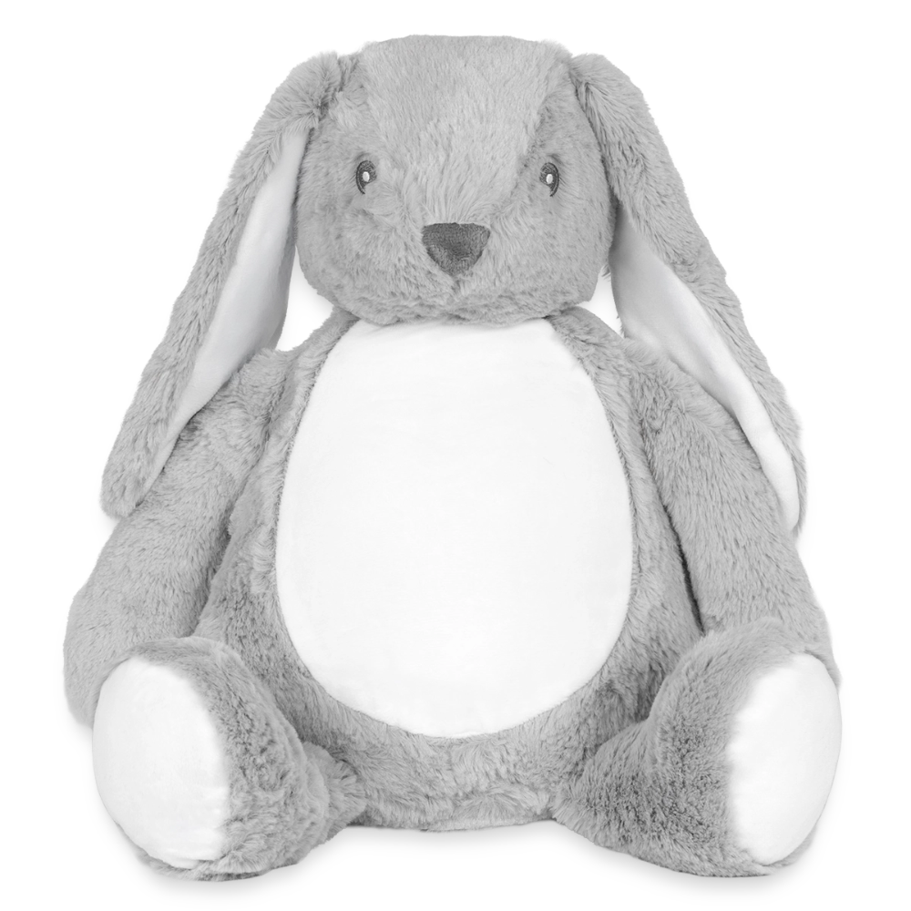 Plüschtier Hase 45 cm - white/grey